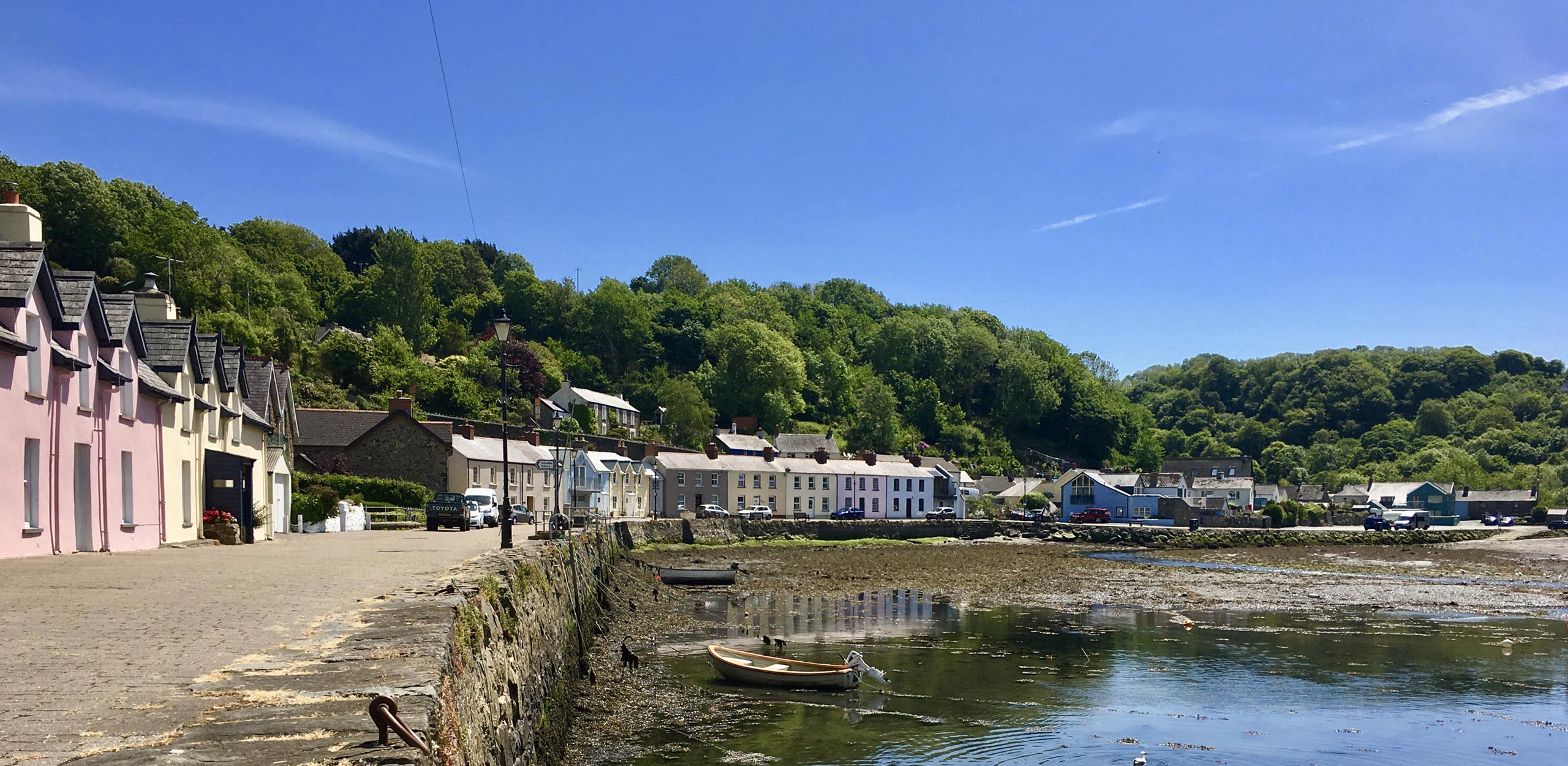 The pretty harbour at Lower Town