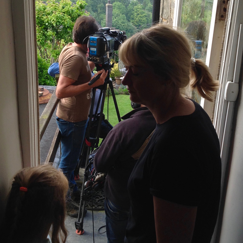 BBC filming at Manor Town House