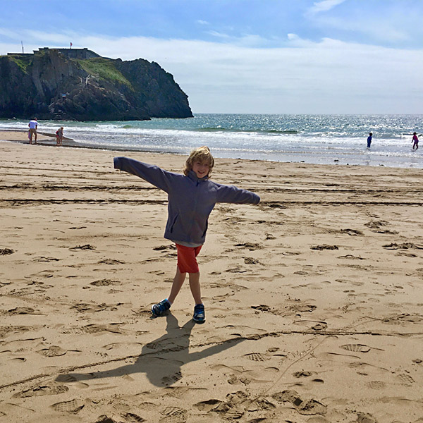 Tenby beach in south Pembrokeshire